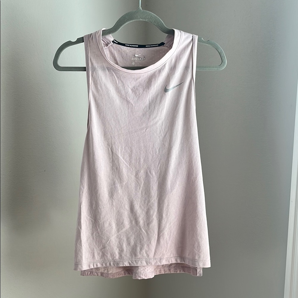 Nike Women's Light Mauve Pink Tank Top